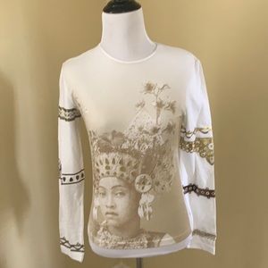 Matthew Williamson graphic l/s tee